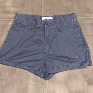 Abercrombie dark gray khaki shorts